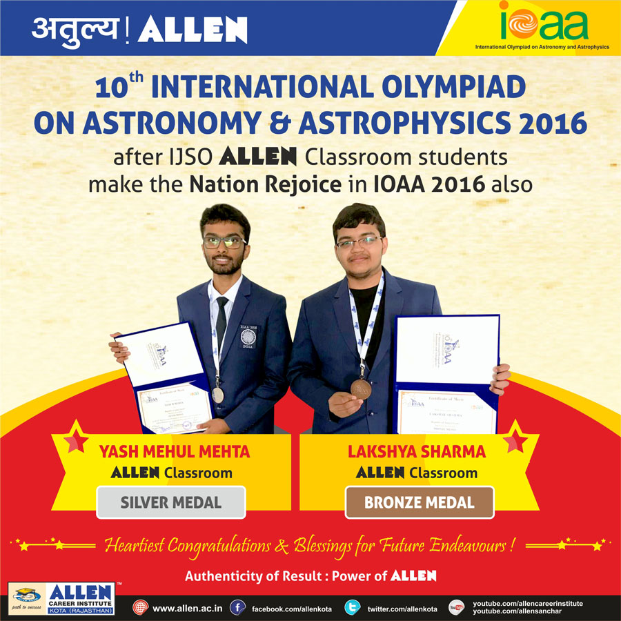 10th International Olympiad on Astronomy & Astrophysics Two ALLEN